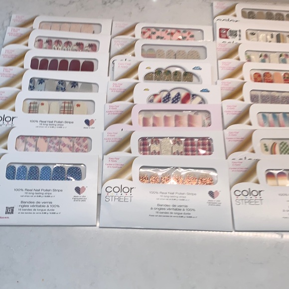 Color Street Other - NEW Color Street Nail Strips Collection Real Nail Polish Set of 22